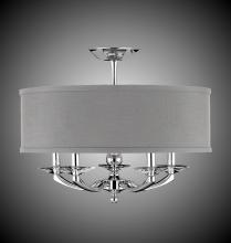 American Brass & Crystal FM5434-32G-36G-ST-GL - Five Light Flush Mount